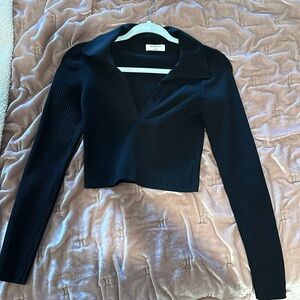 Babaton cropped long sleeve